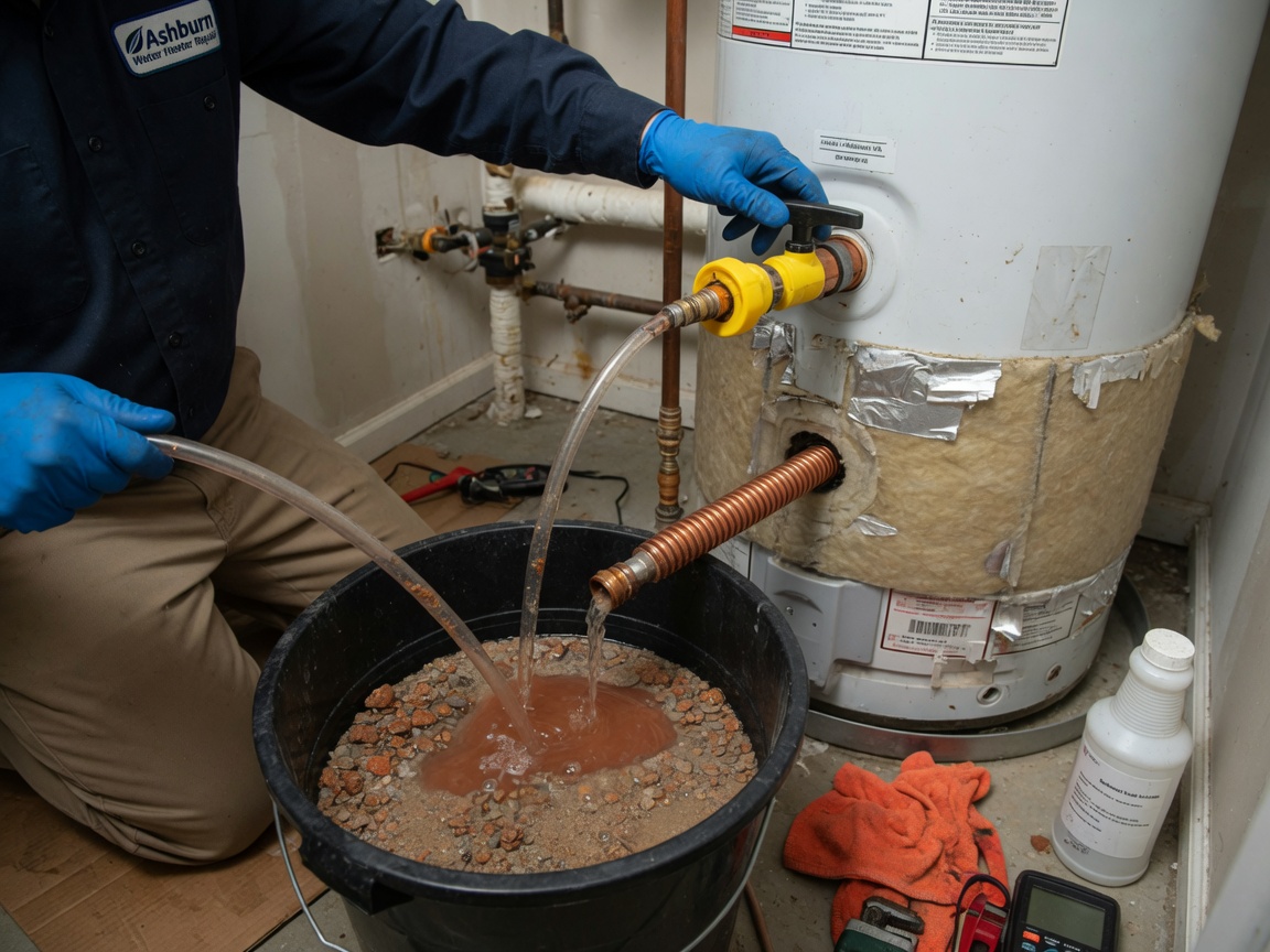 Flushing Sediment From Ashburn Water Heaters
