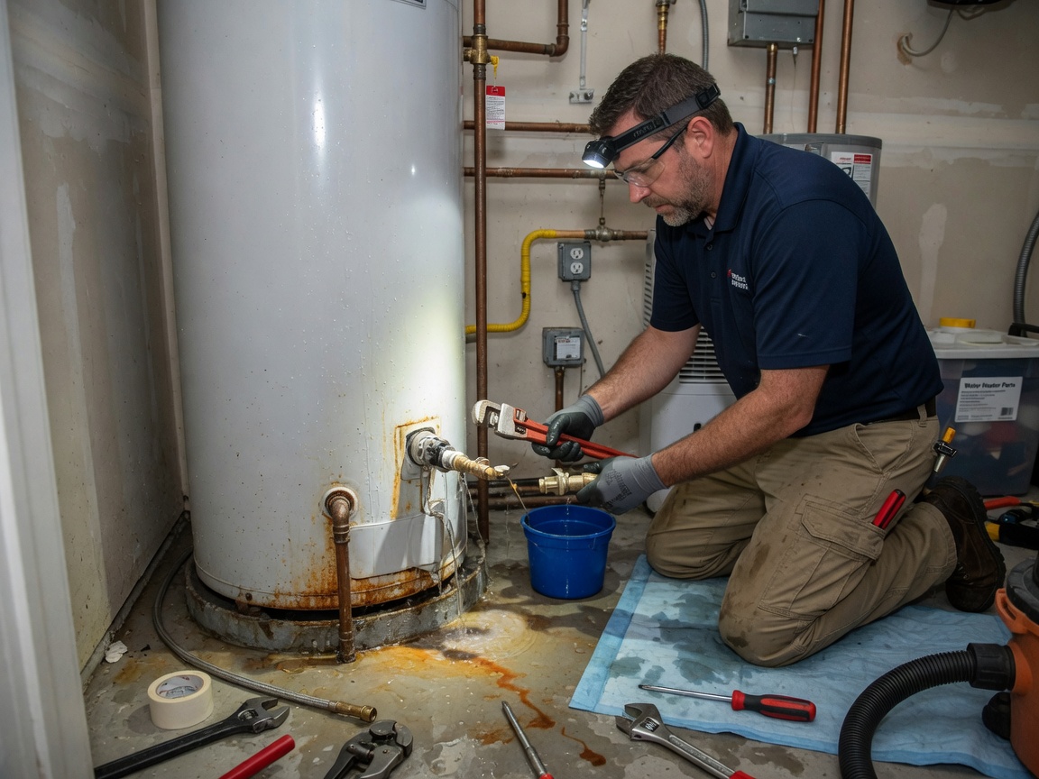Water Heater Leak Repair in Ashburn, VA